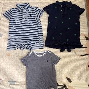 Assorted Ralph Lauren Onesies (3 for $15)